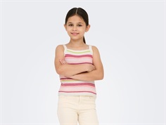 Kids ONLY knit top ecru with stripes  